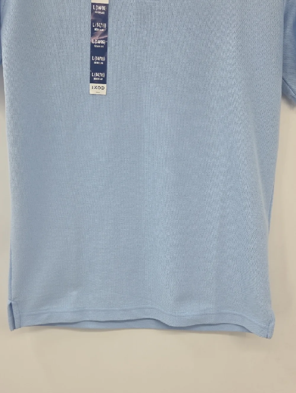 Boys IZOD Light Blue Classic Cotton Polo